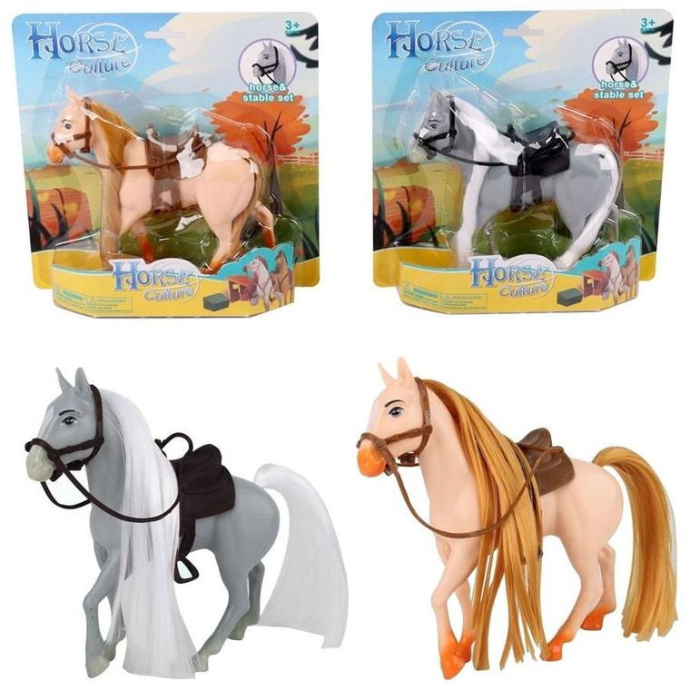 Trifox, koń z grzywą, figurka z akcesoriami