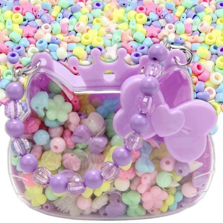 Trifox, koraliki do nawlekania, torebka, kotek