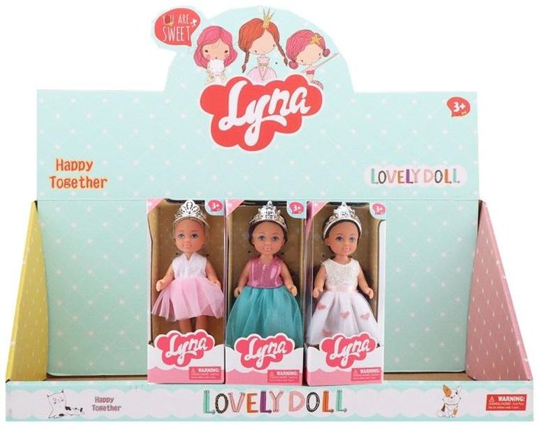 Trifox, lalka księżniczka z diademem, 15 cm