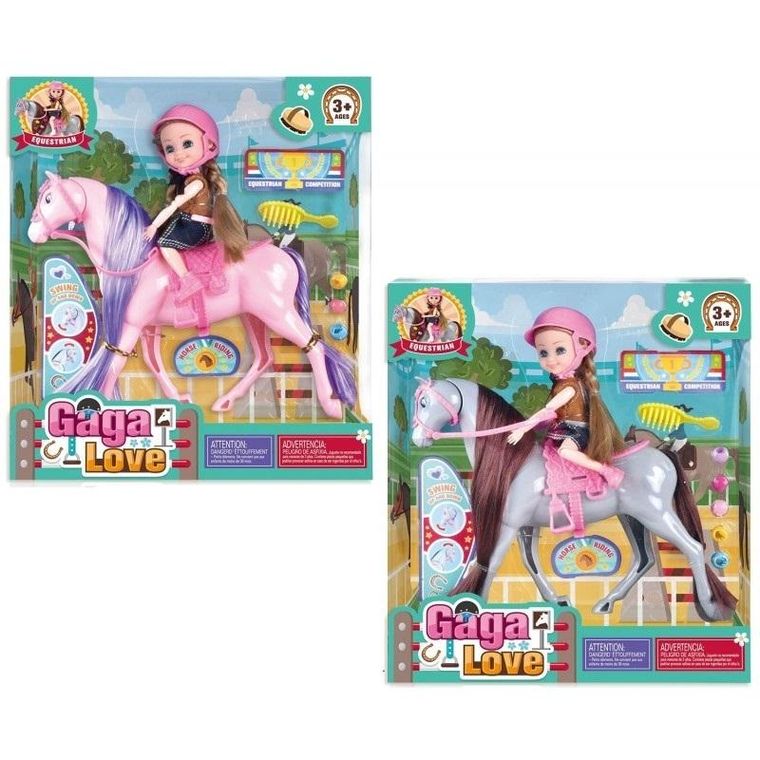 Trifox, lalka na koniu z akcesoriami
