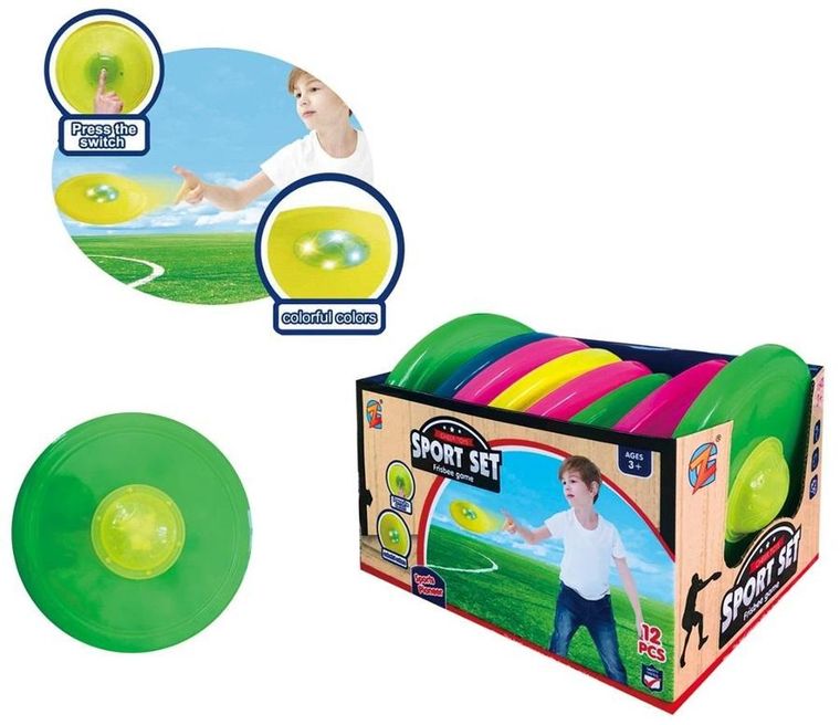 Trifox, latający dysk frisbee, świecący