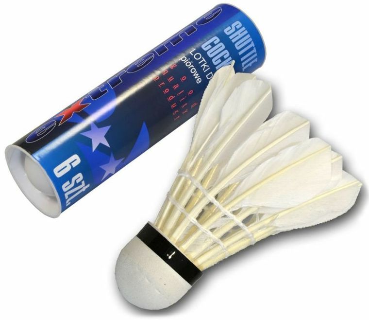 Trifox, lotki piórkowe, białe, 6 szt.