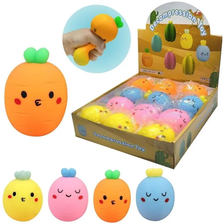 Trifox, marchewka do ściskania, gniotek, 1 szt.