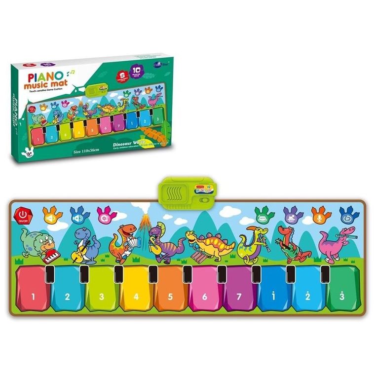 Trifox, mata muzyczna, pianinko, dinozaury