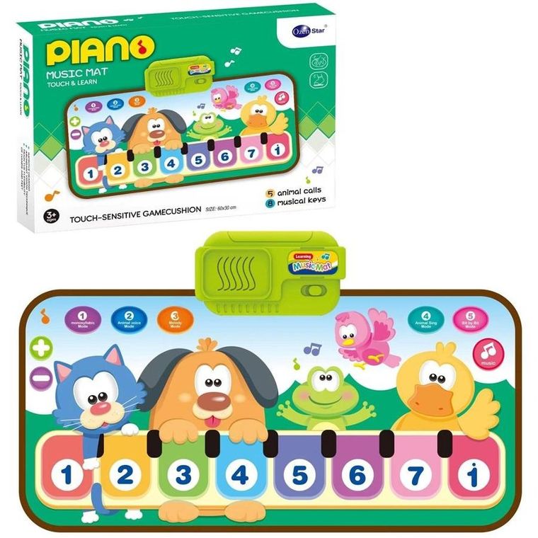 Trifox, mata muzyczna, pianinko, zwierzęta