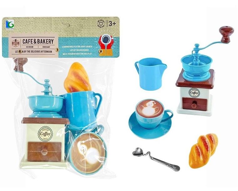 Trifox, młynek do kawy, zestaw naczyń, 6 elementów