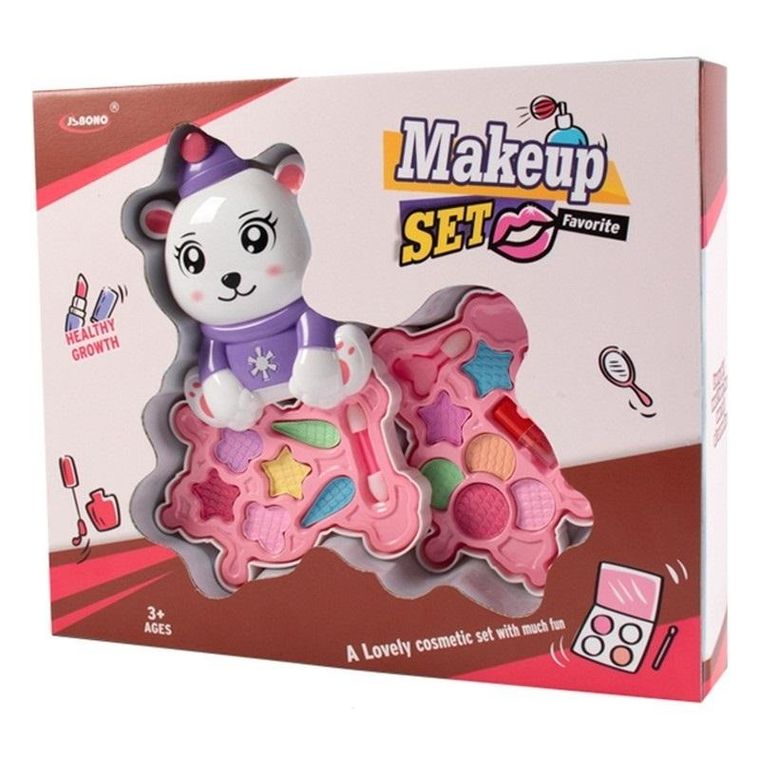 Trifox, paletka do makijażu, zestaw kosmetyków, miś polarny