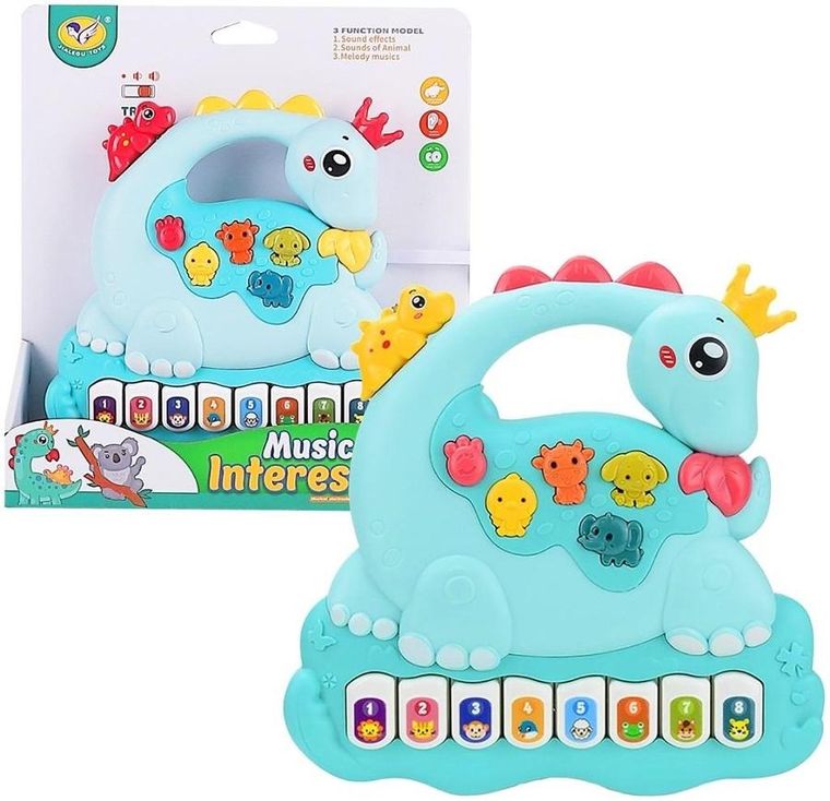 Trifox, pianinko, dinozaur