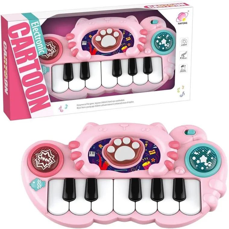 Trifox, pianinko, kotek, różowe