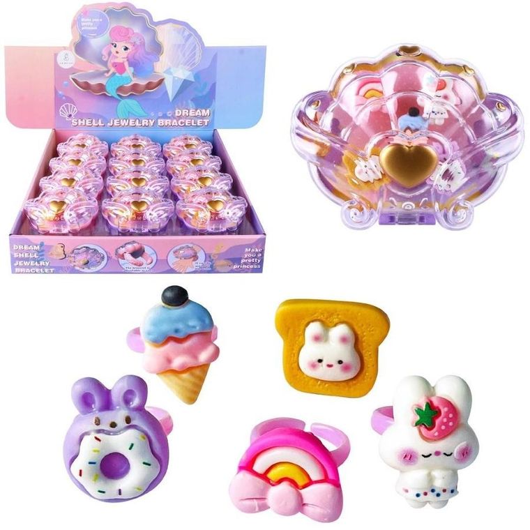 Trifox, pierścionki w szkatułce na nadgarstek, 1 szt.