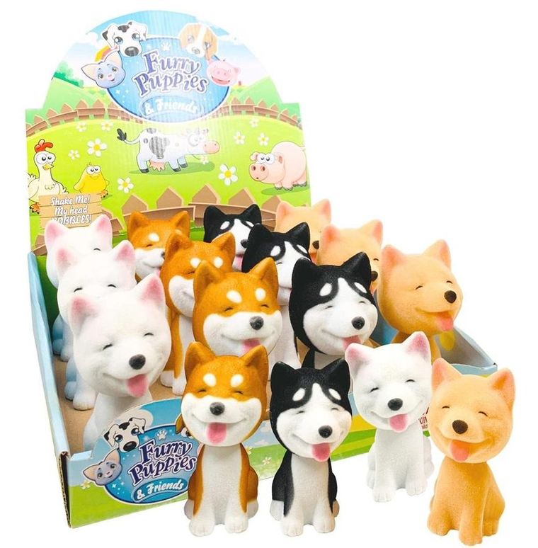 Trifox, pies kiwający głową, figurka