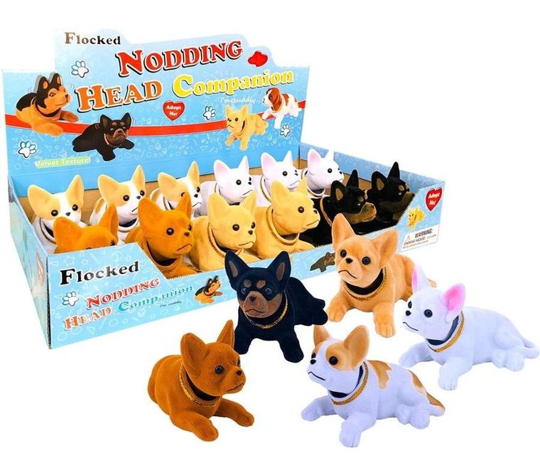 Trifox, pies kiwający głową, figurka flokowana