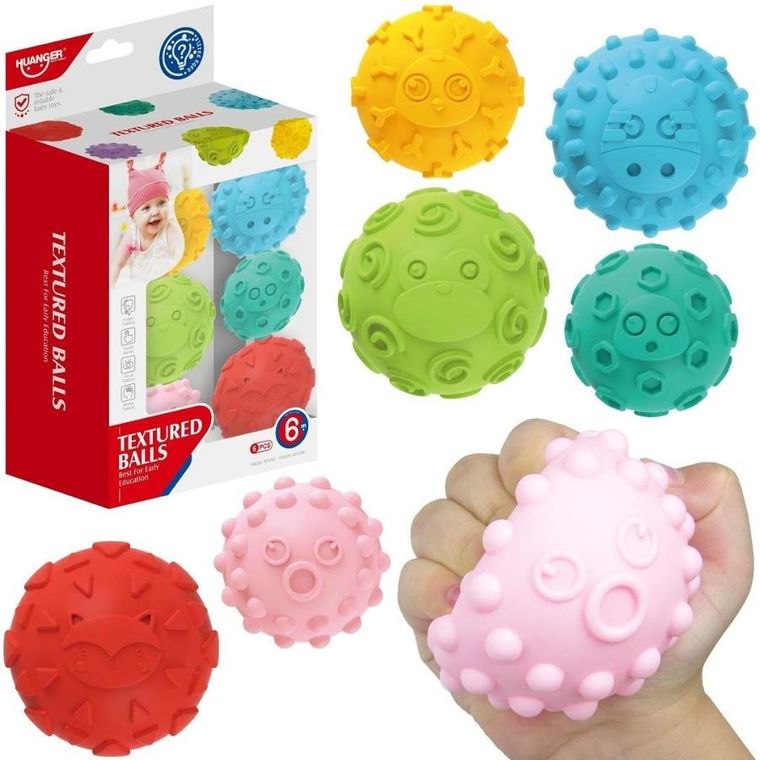 Trifox, piłeczki sensoryczne, 6 szt.