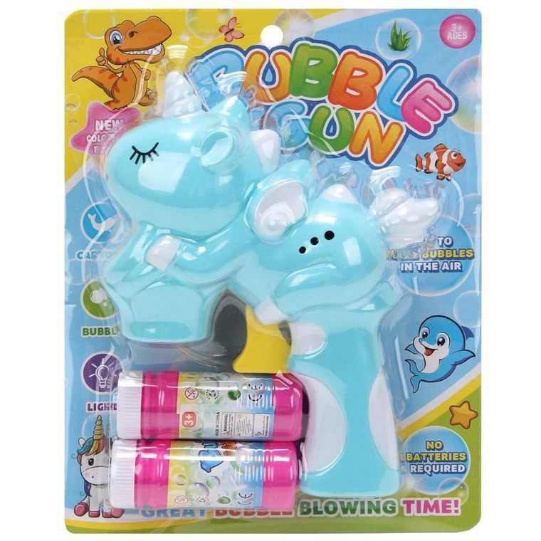 Trifox, pistolet na bańki mydlane, jednorożec