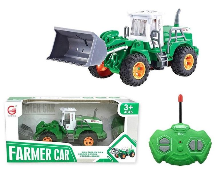 Trifox, pojazd budowlany, spychacz, zdalnie sterowany