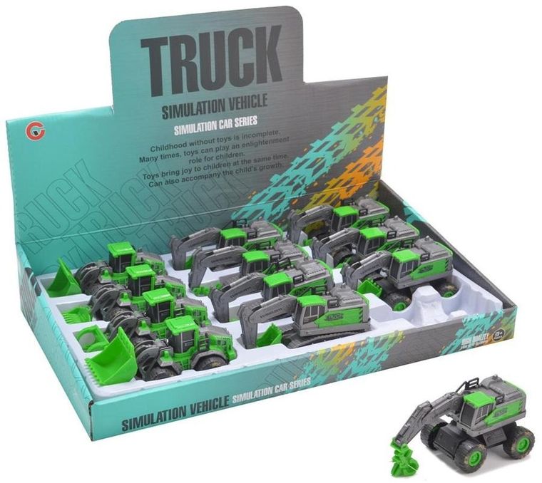 Trifox, pojazd budowlany, szaro-zielony