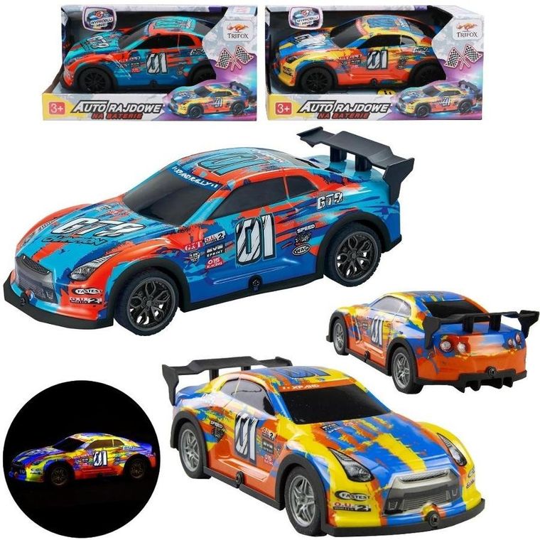 Trifox, pojazd sportowy, ze światłem i dźwiękiem