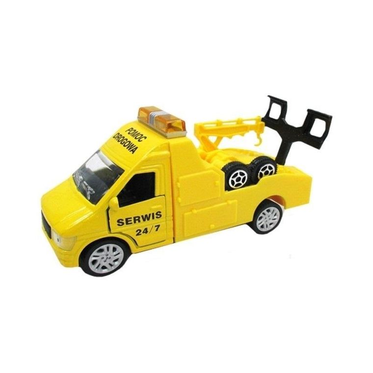Trifox, pomoc drogowa, pojazd, żółty