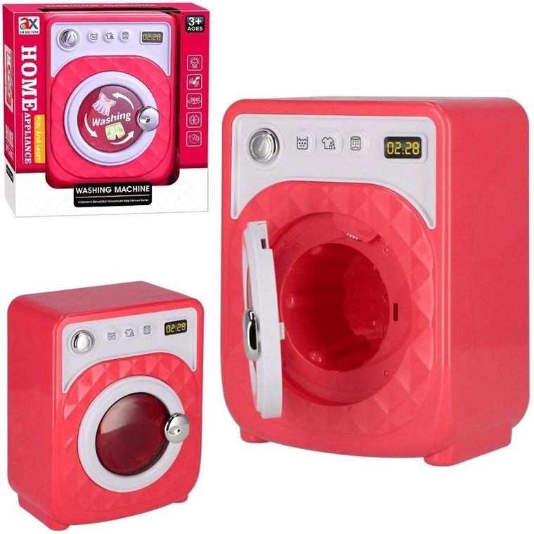 Trifox, pralka interaktywna, różowa