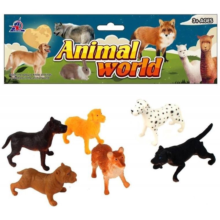Trifox, psy, zestaw figurek, 6 szt.