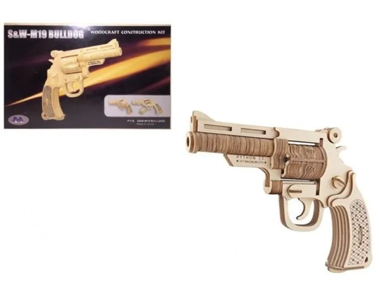 Trifox, Rewolwer, układanka drewniana