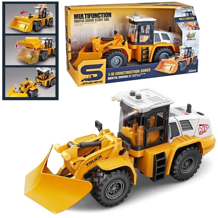 Trifox, spychacz, interaktywny pojazd budowlany