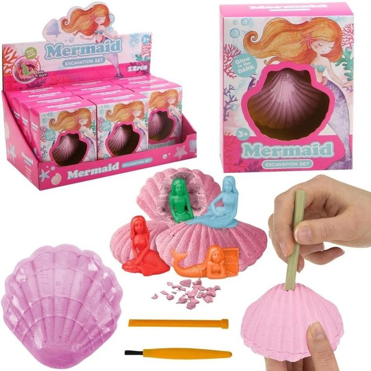 Trifox, syrenka w muszli, wykopaliska, 1 szt.