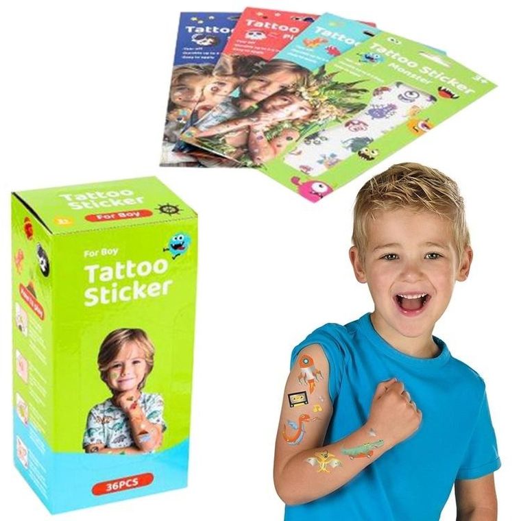Trifox, tatuaże dla dzieci, 50 szt.