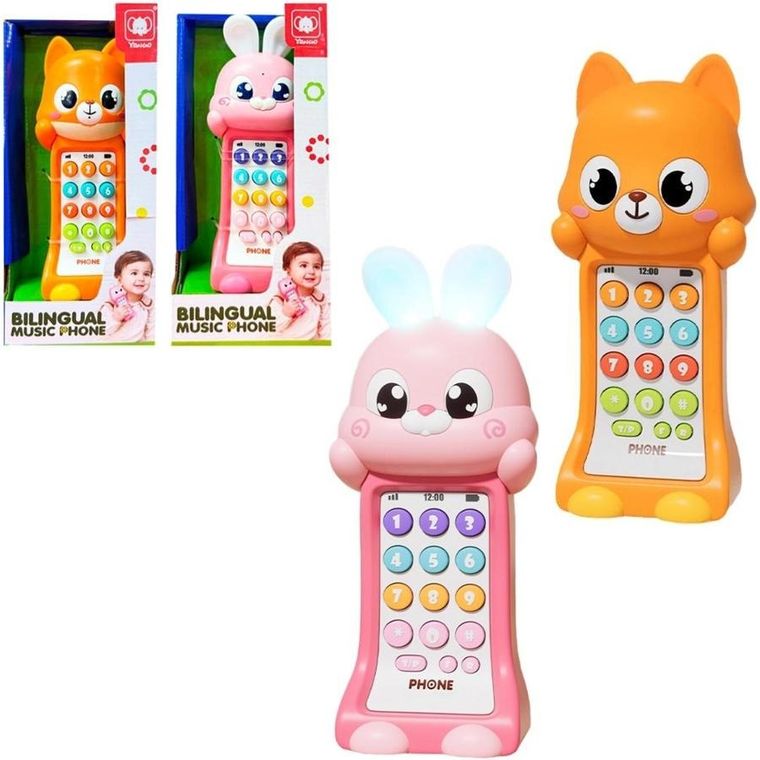 Trifox, telefon muzyczny, zabawka interaktywna, 1 szt.