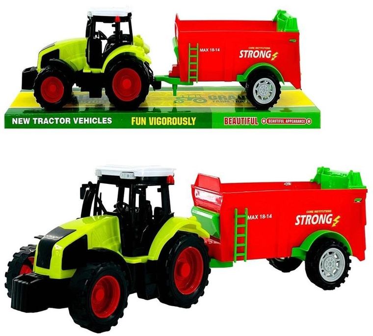 Trifox, traktor z przyczepą, pojazd rolniczy