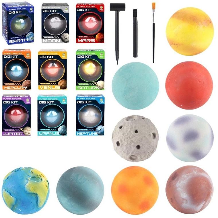 Trifox, Układ Słoneczny, wykopaliska, zestaw naukowy, 1 szt.