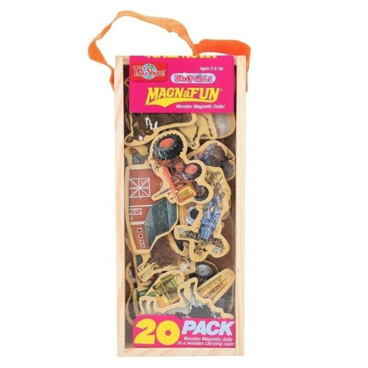 Trifox, układanka magnetyczna, zabawka drewniana