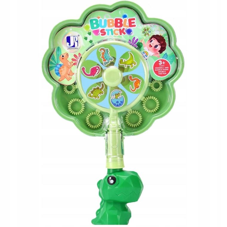 Trifox, wiatraczek do baniek mydlanych, dinozaur