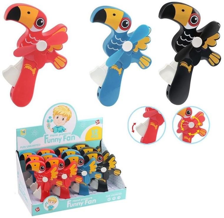 Trifox, wiatraczek, tukan