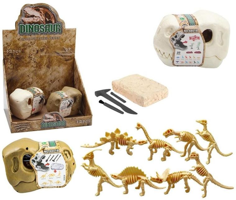 Trifox, wykopaliska dinozaury, szkielet