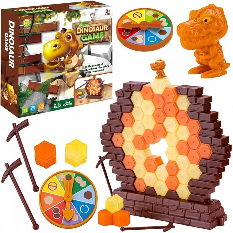 Trifox, zburz ścianę dinozaura, gra zręcznościowa