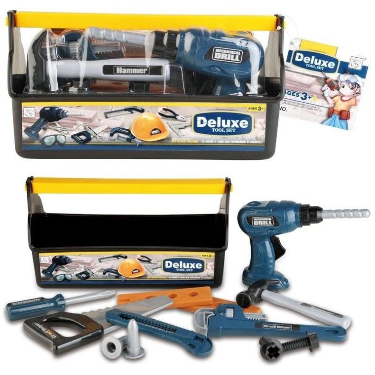 Trifox, zestaw narzędzi z wiertarką w skrzynce