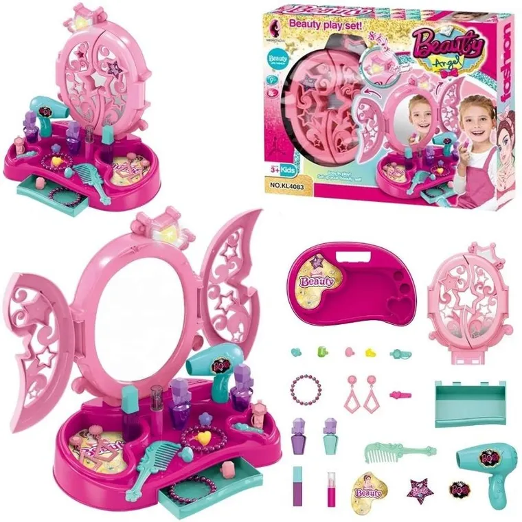 Trifox, zestaw piękności, toaletka ze światłem i dźwiękiem