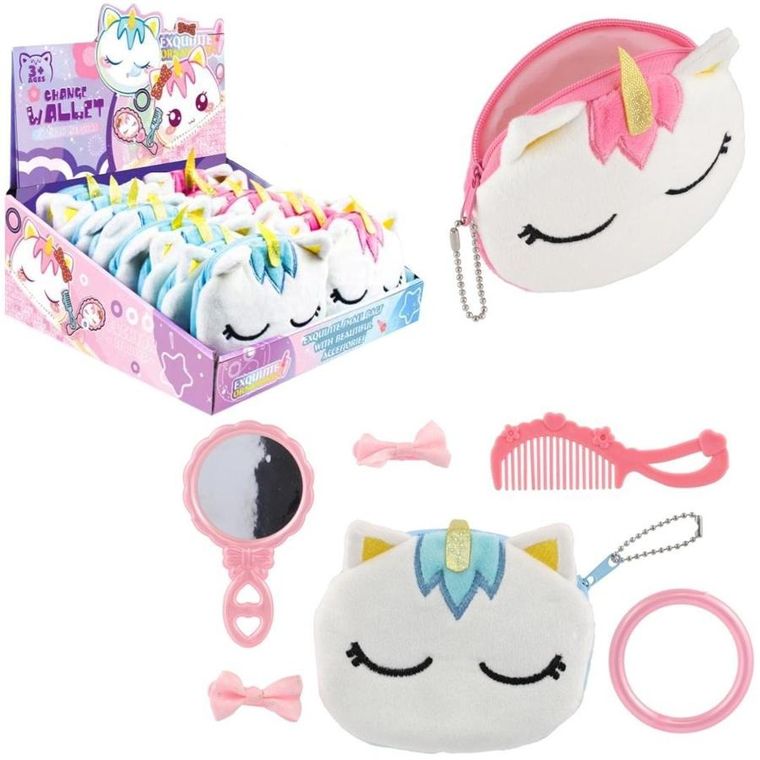 Trifox, zestaw piękności w pluszowej torebce, jednorożec, 1 szt.