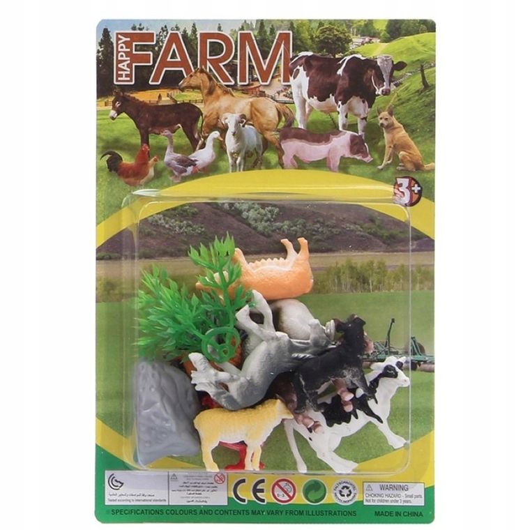 Trifox, zwierzęta wiejskie, zestaw figurek, 9 szt.