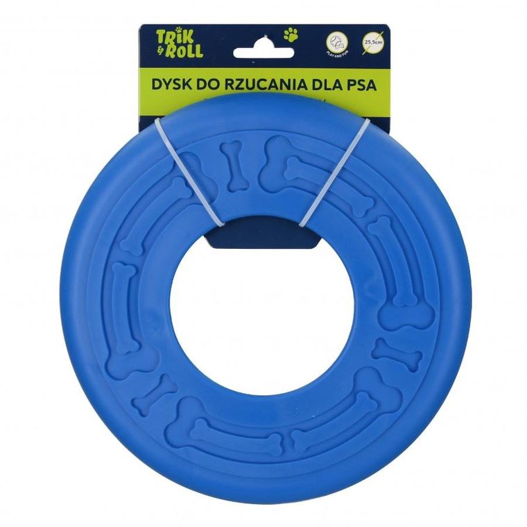Trik&Roll, dysk dla psa, niebieski, 25,5 cm