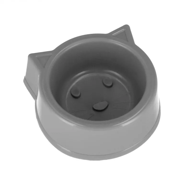 Trik&Roll, miska dla zwierząt, szara, 13 cm