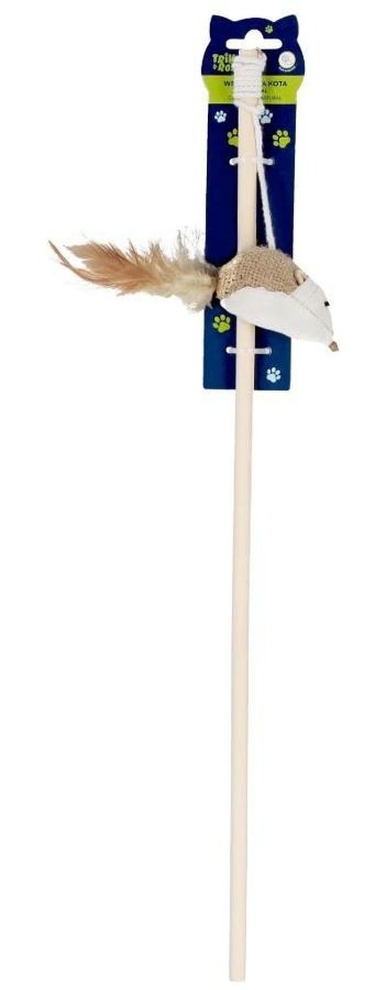 Trik&Roll, wędka dla kota, natural