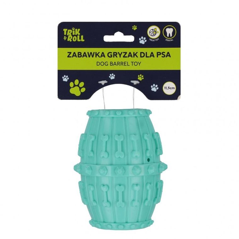 Trik&Roll, zabawka dla psa gryzak smaczek, niebieski, 11,5 cm