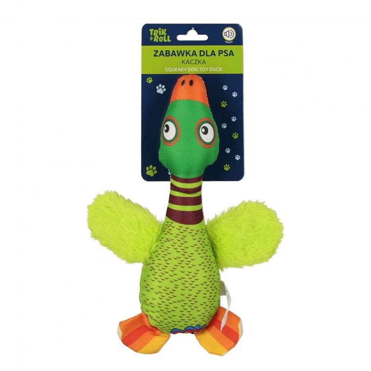 Trik&Roll, zabawka dla psa, maskotka, kaczka z dźwiękiem