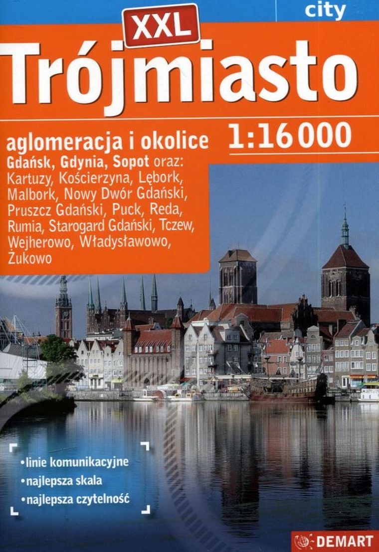 Trójmiasto. Atlas aglomeracji i okolic w skali 1:16 000