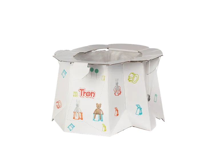 Tron, Standard, jednorazowy, biodegradowalny nocnik