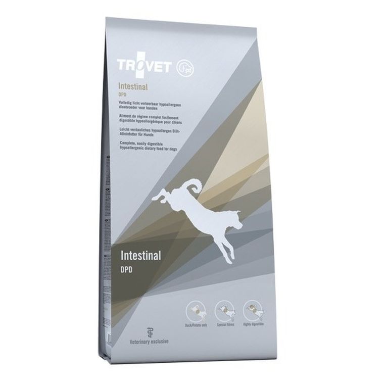 Trovet, Hypoallergenic Intestinal DPD, kaczka, karma sucha dla psów, 3 kg