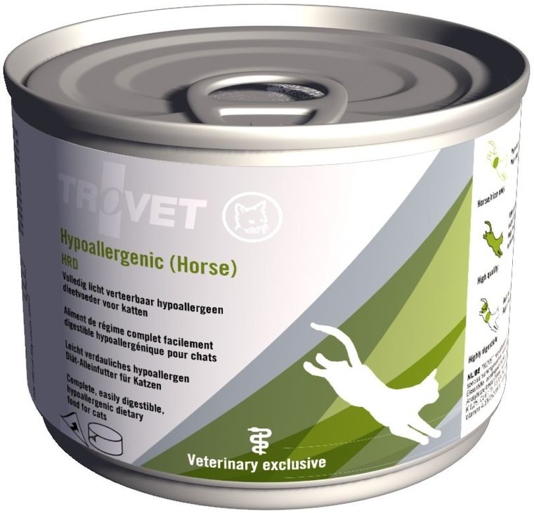 Trovet, Hypoallergenic, puszka, karma dla kotów, konina, 200g