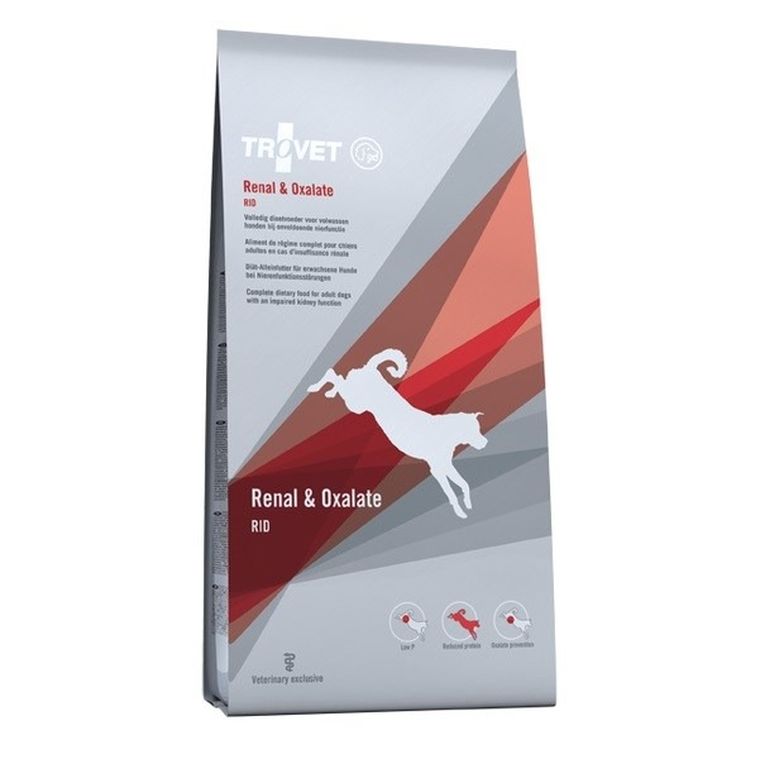Trovet, RID, Renal & Oxalate, karma sucha dla psów, 3 kg